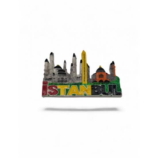 3 BOYUTLU İSTANBUL UV BASKILI MAGNET