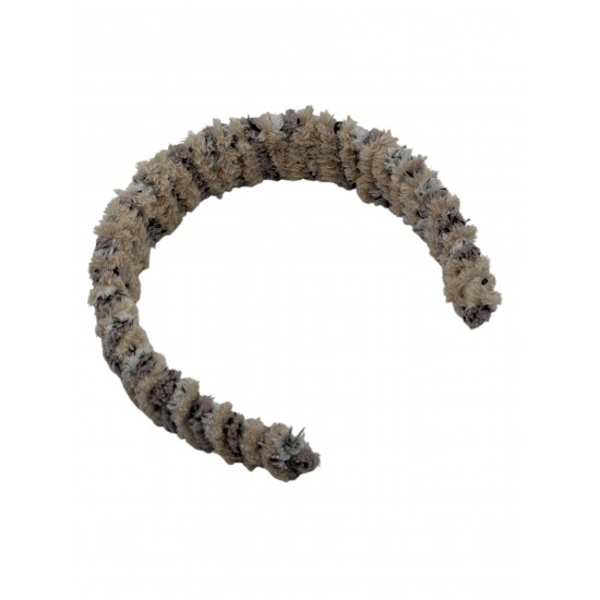 PELUŞ MODEL SİYAH-GRİ-KAHVE TAÇ