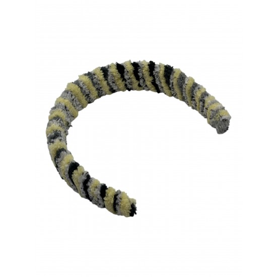 PELUŞ MODEL SİYAH-SARI-GRİ TAÇ