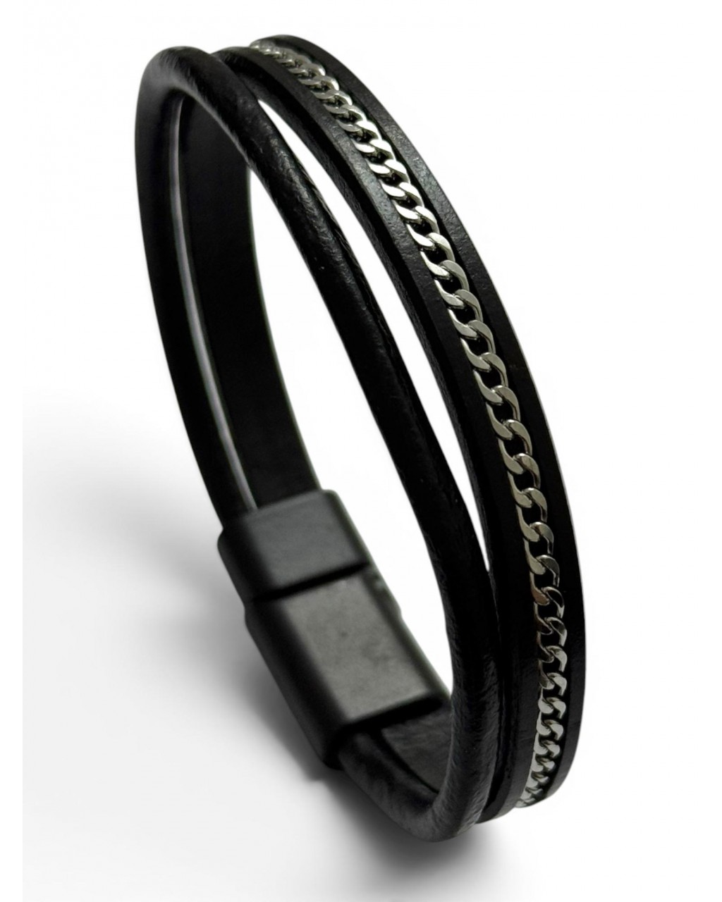 ZİNCİRLİ MODEL DERİ BİLEKLİK