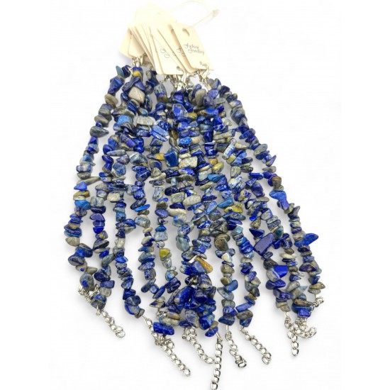 LAPİS TAŞI KIRIKTAŞ DOĞALTAŞ BİLEKLİK ( 1 ADET )