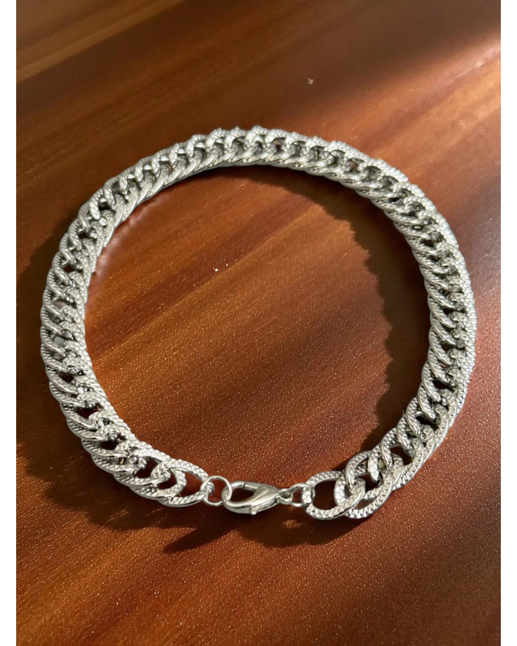ORTA BOY TIKNAZ KÜBA ZİNCİR METAL BİLEKLİK