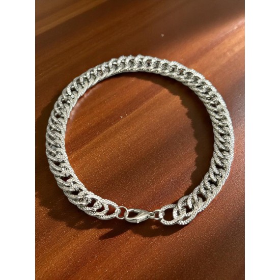 ORTA BOY TIKNAZ KÜBA ZİNCİR METAL BİLEKLİK