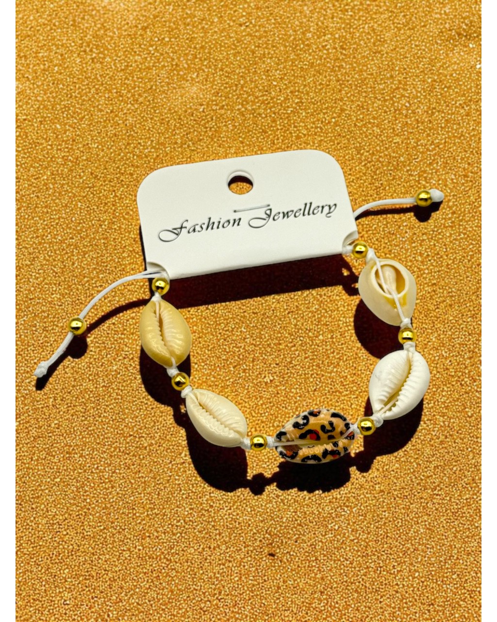 JAGUAR BASKI DESENLİ DENİZ KABUĞU BİLEKLİK