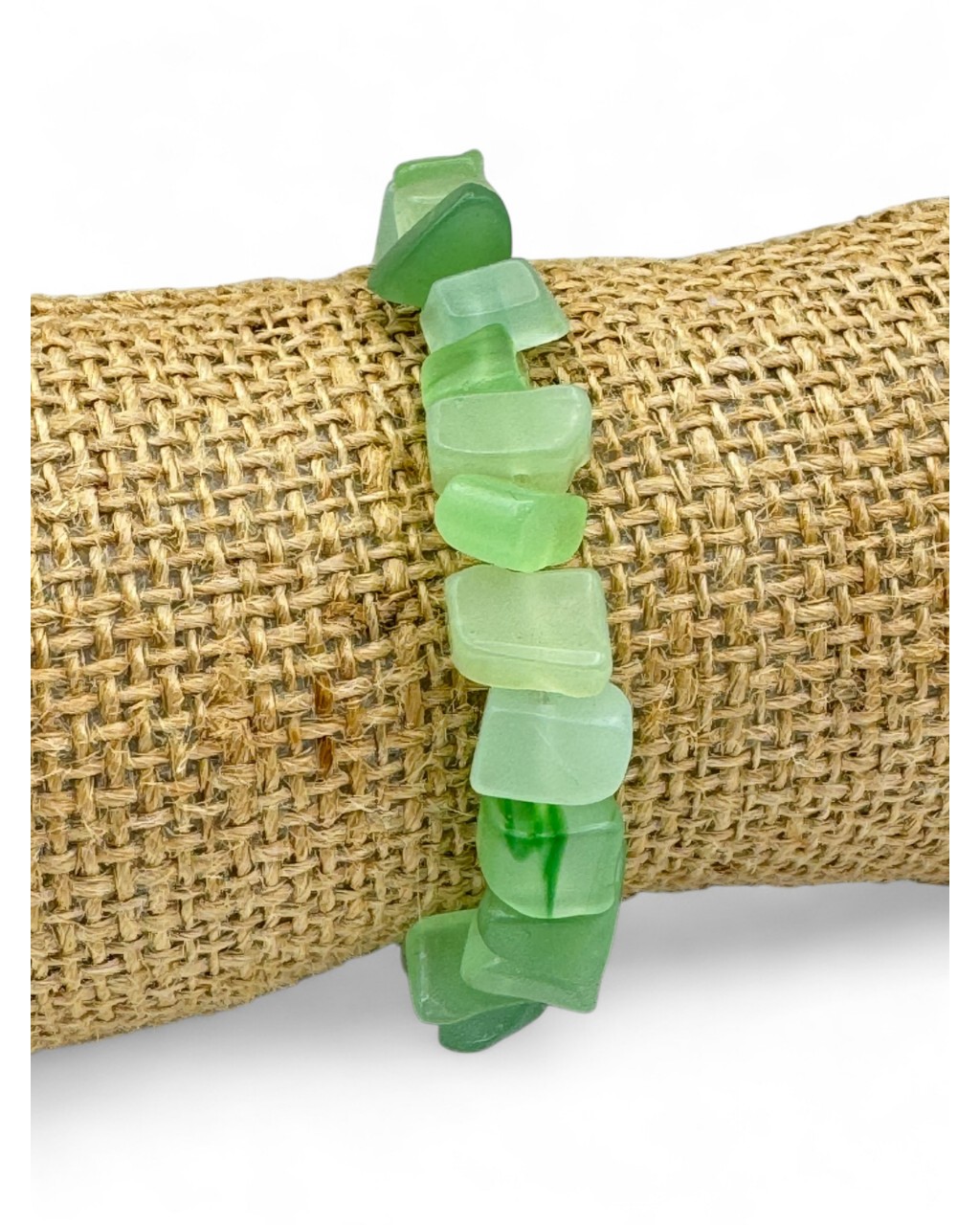 AVENTURİN TAŞI LASTİK KIRIKTAŞ BİLEKLİK