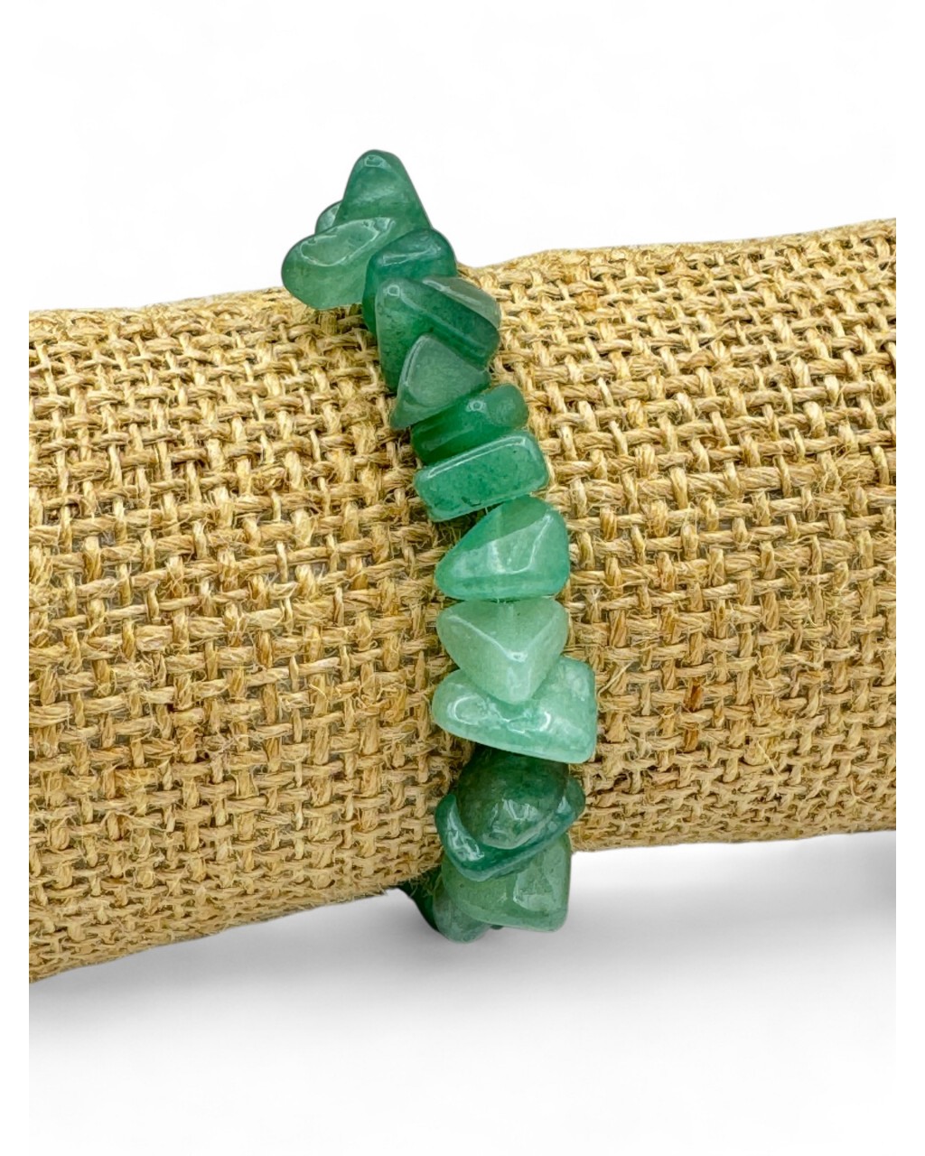 YEŞİM TAŞI LASTİK KIRIKTAŞ BİLEKLİK