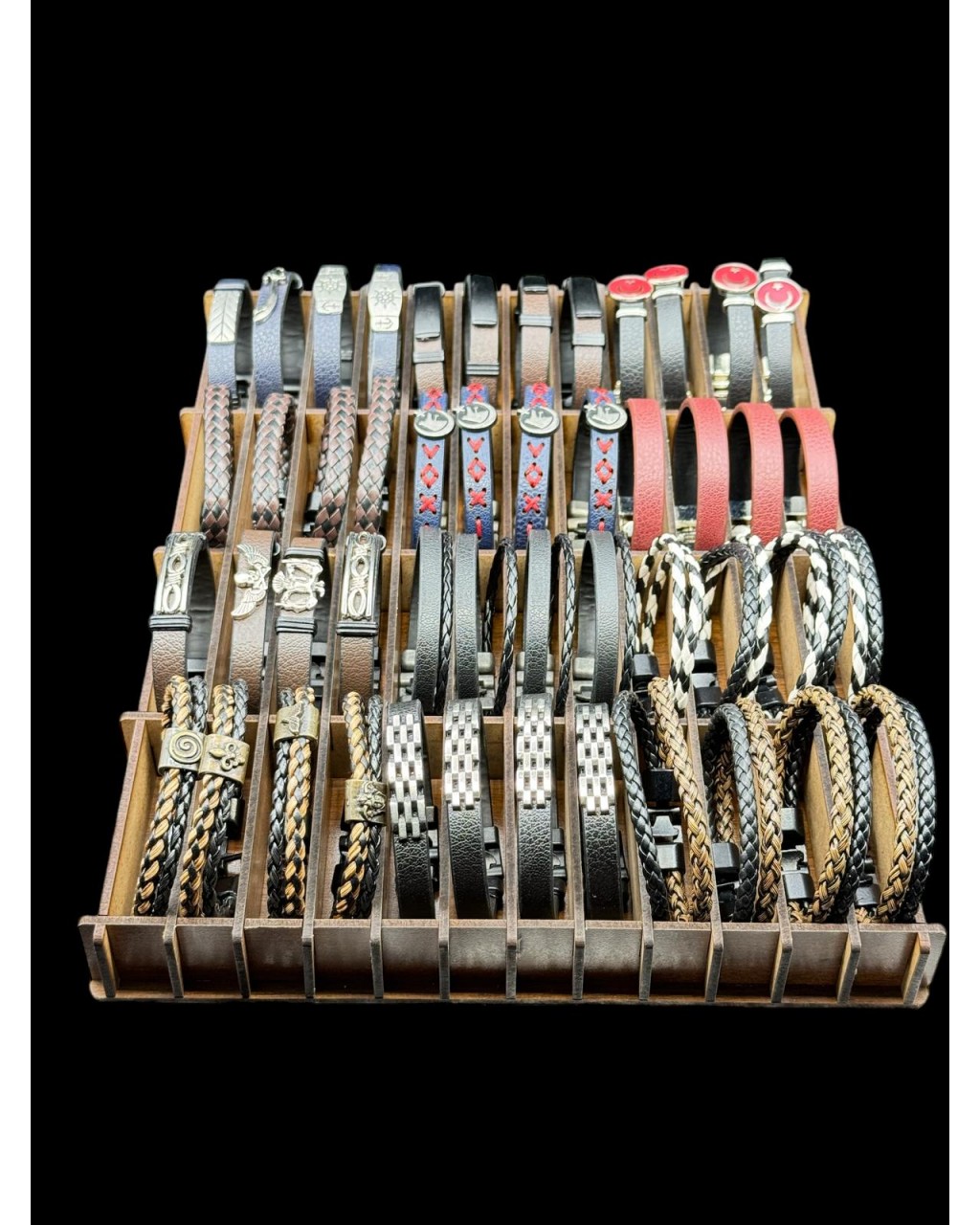 48 ADET KARIŞIK MODEL DERİ BİLEKLİK4