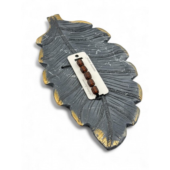 10MM KAHVERENGİ MAT BONCUK MAKROME BİLEKLİK