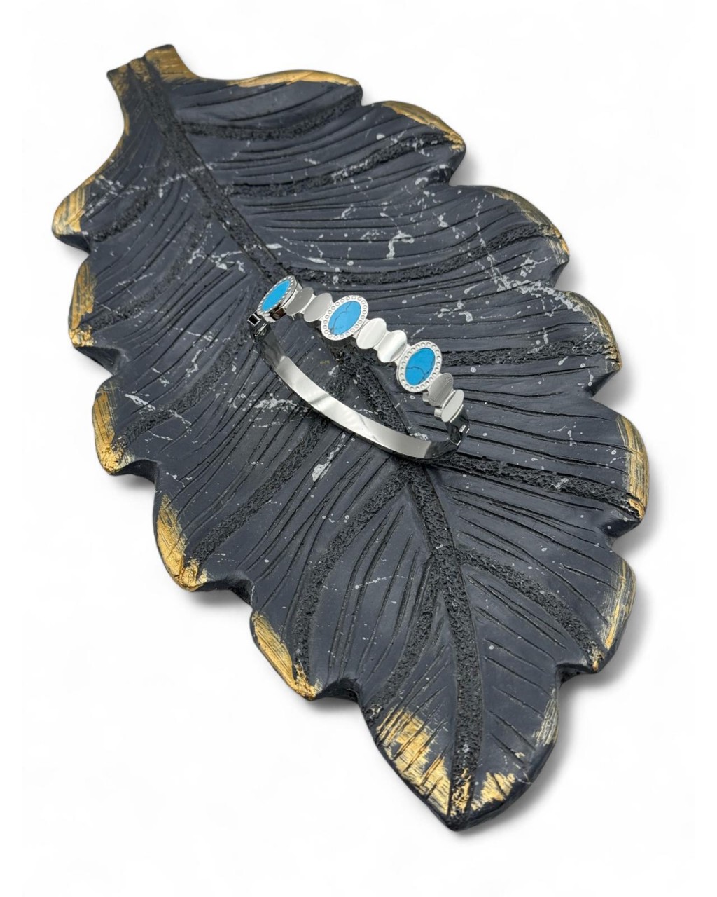 ROSE GOLD RENK ZİRKON TAŞ PLAKALI DÜĞÜM MODEL ÇELİK BİLEKLİK