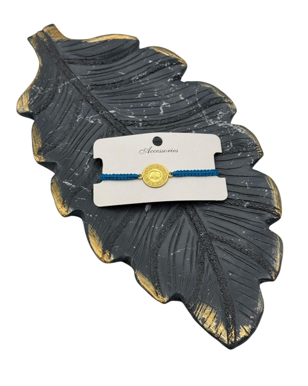 MAVİ RENK MAKROME ÇEYREK BİLEKLİK