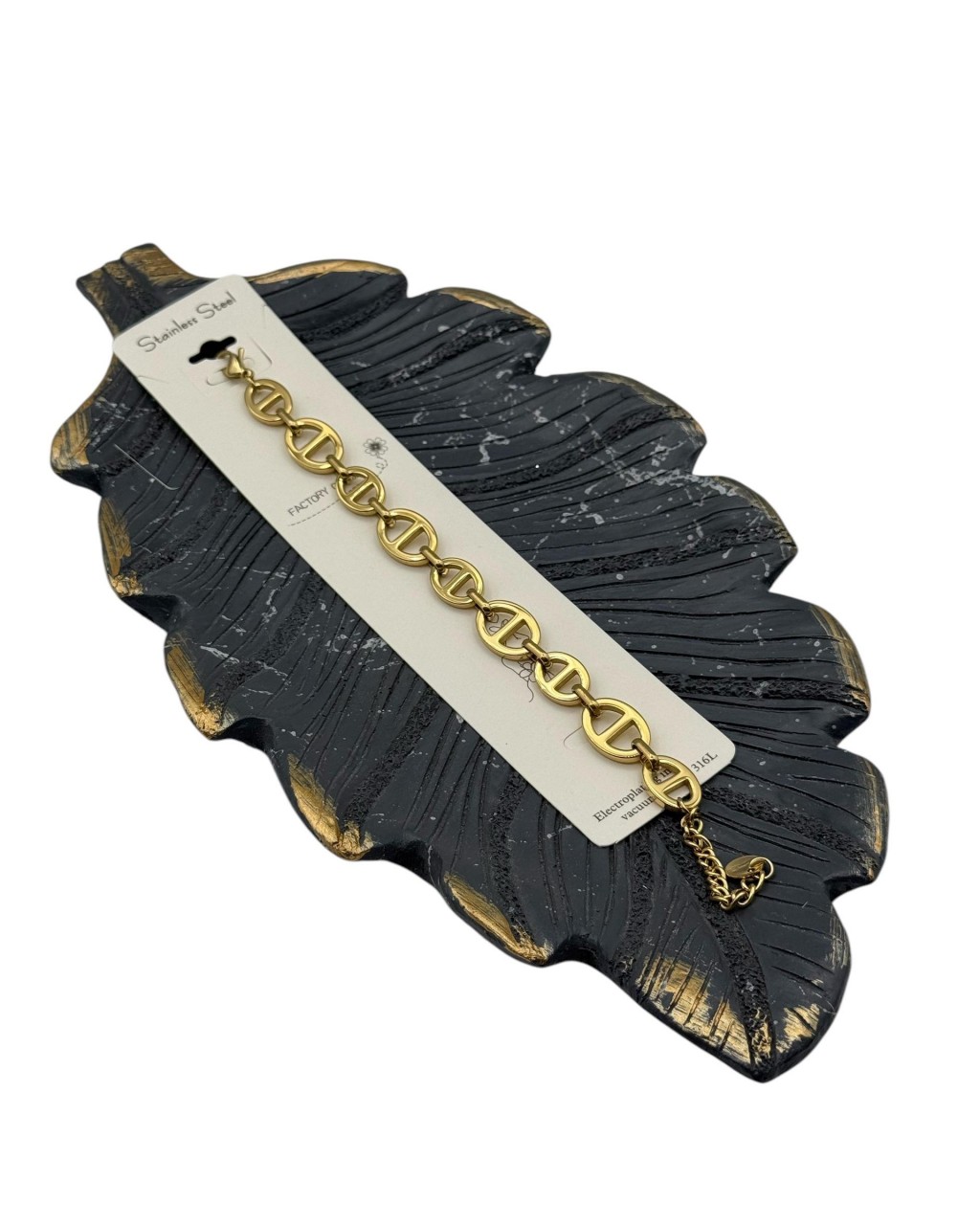 CHİC CHAİN MODEL GOLD RENK ÇELİK BİLEKLİK