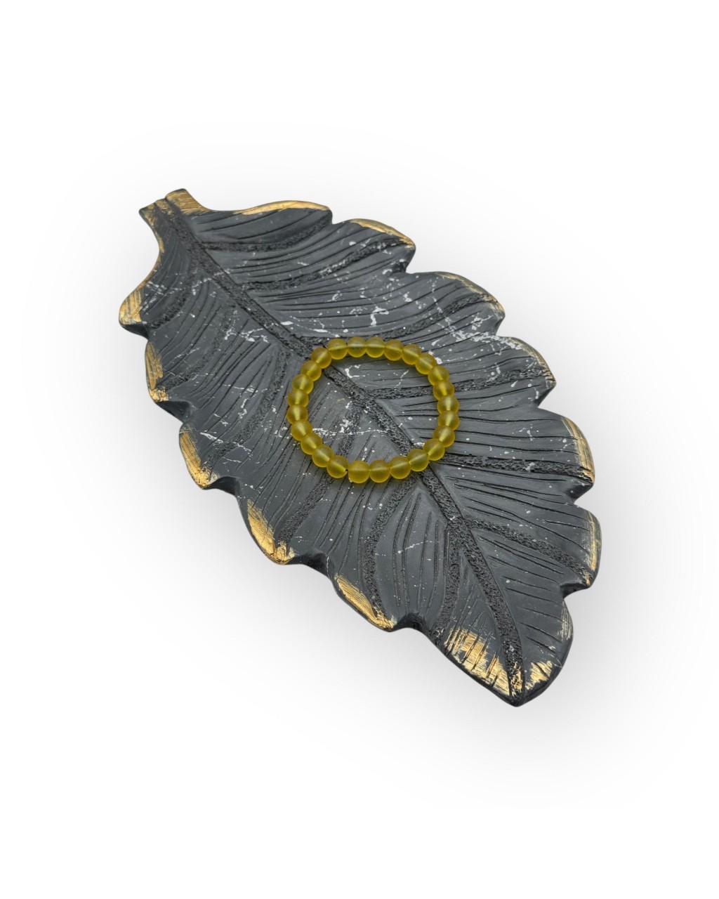 SARI MAT BONCUK MİSİNE BİLEKLİK