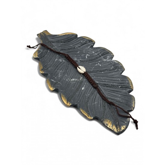 DENİZ KABUĞU KAHVERENGİ BAĞLAMALI MAKROME BİLEKLİK DENİZ KABUĞU KAHVERENGİ BAĞLAMALI MAKROME BİLEKLİK