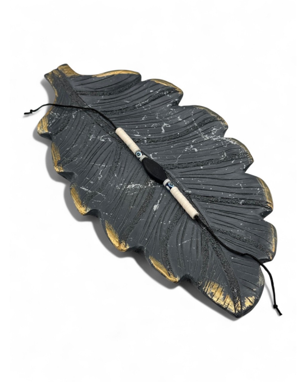 İSİM YAZILABİLİR BEYAZ FİMO BONCUK BAĞLAMALI BİLEKLİK