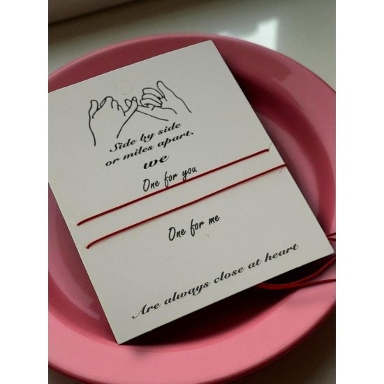 KIRMIZI İP ARKADAŞ VE SEVGİLİ BİLEKLİĞİ3