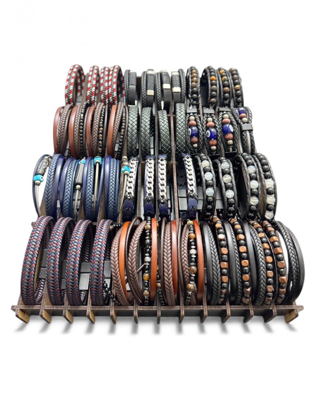 48 ADET KARIŞIK MODEL DERİ BİLEKLİK KUTULU