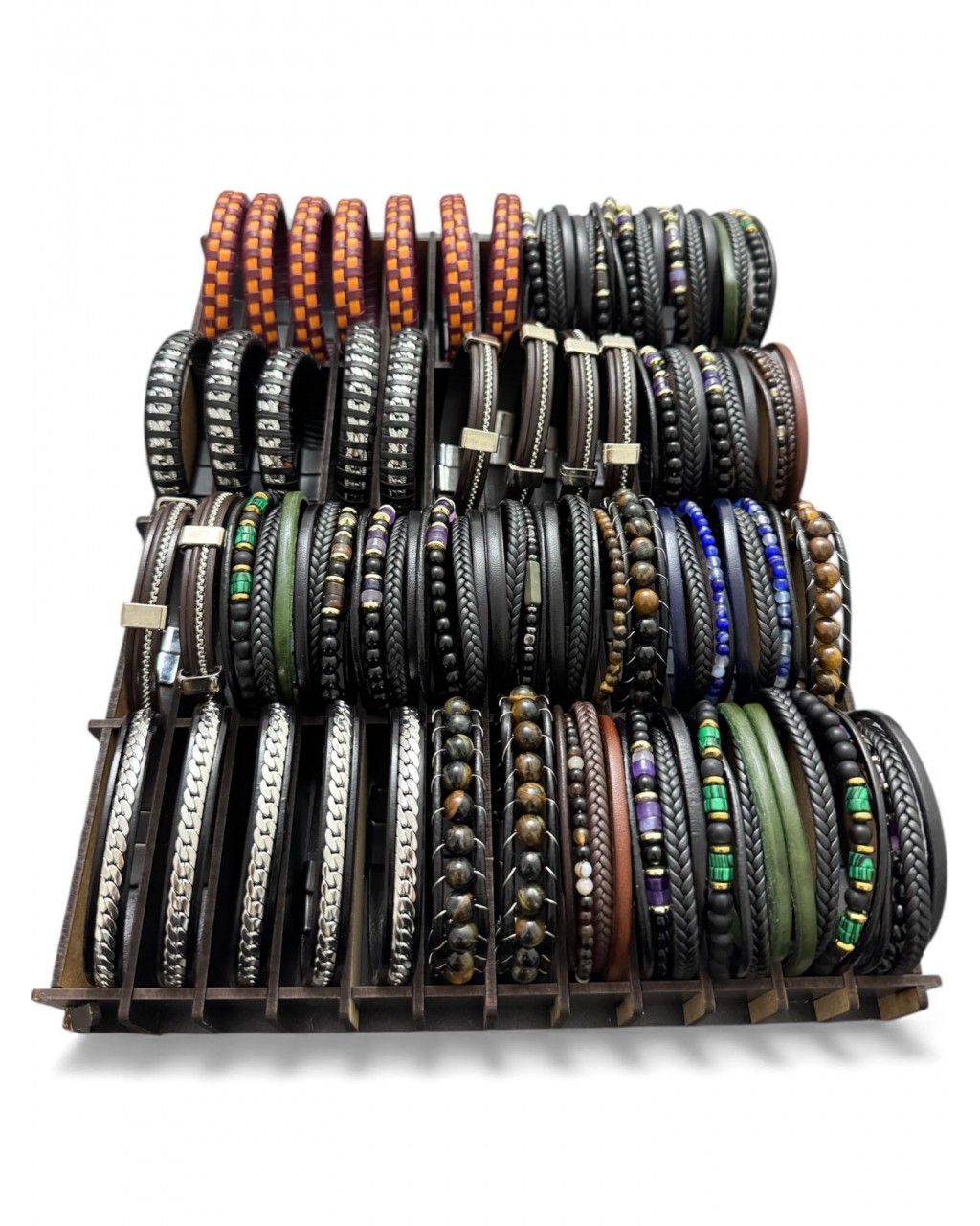 48 ADET KARIŞIK MODEL DERİ BİLEKLİK KUTULU