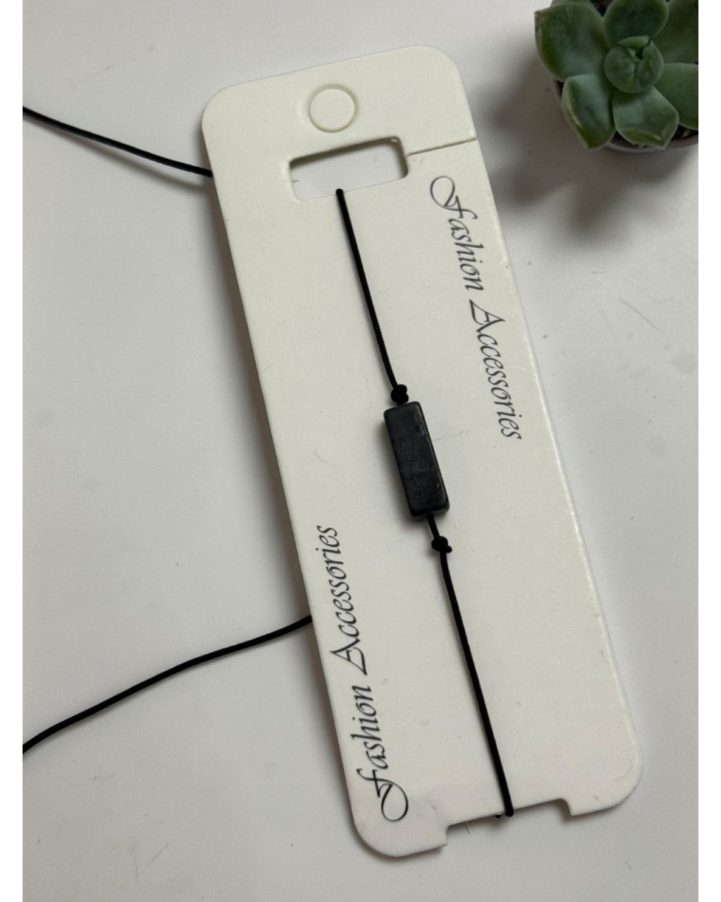  SÜTUN MAKROME SİYAH OBSİDYEN TAŞI BİLEKLİK