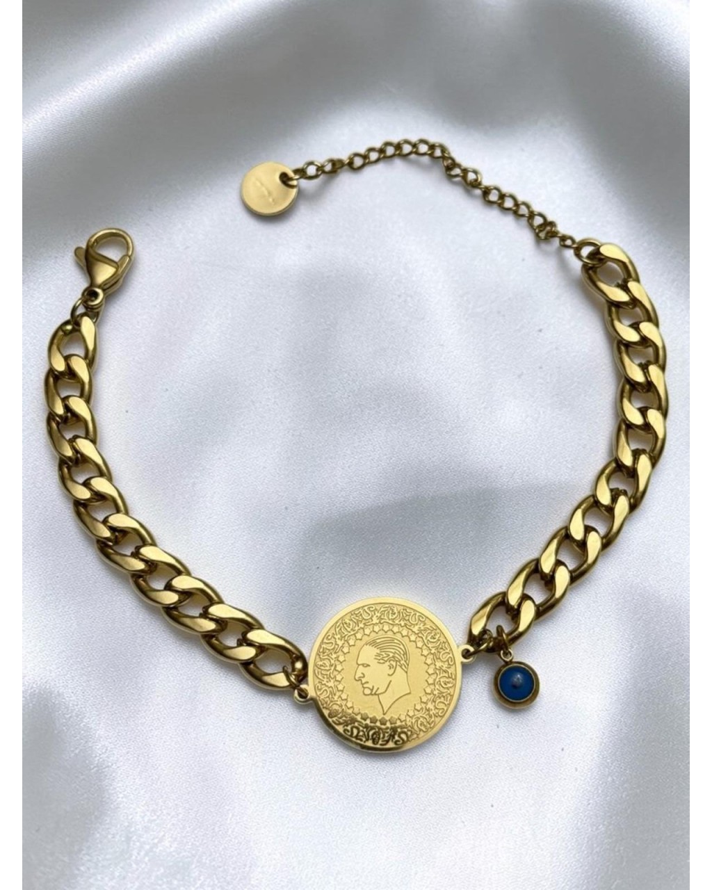 ÇEYREK MODEL GURMET ZİNCİR ÇELİK BİLEKLİK