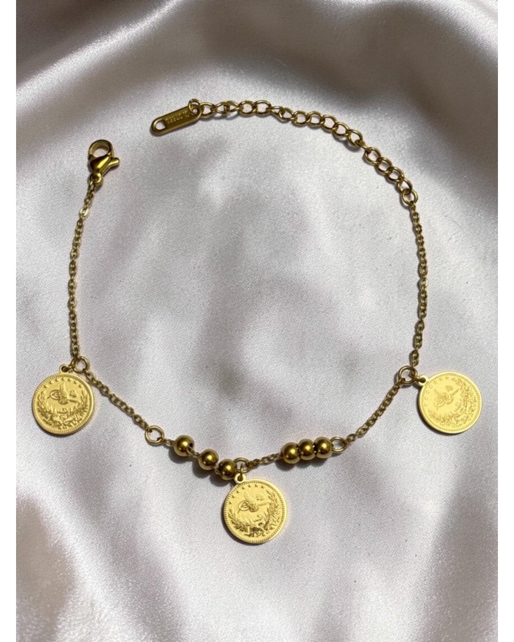 ÜÇLÜ LİRA MODEL ÇELİK BİLEKLİK