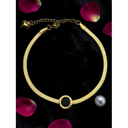 ROMA RAKAMLI İTALYAN ZİNCİR ÇELİK BİLEKLİK