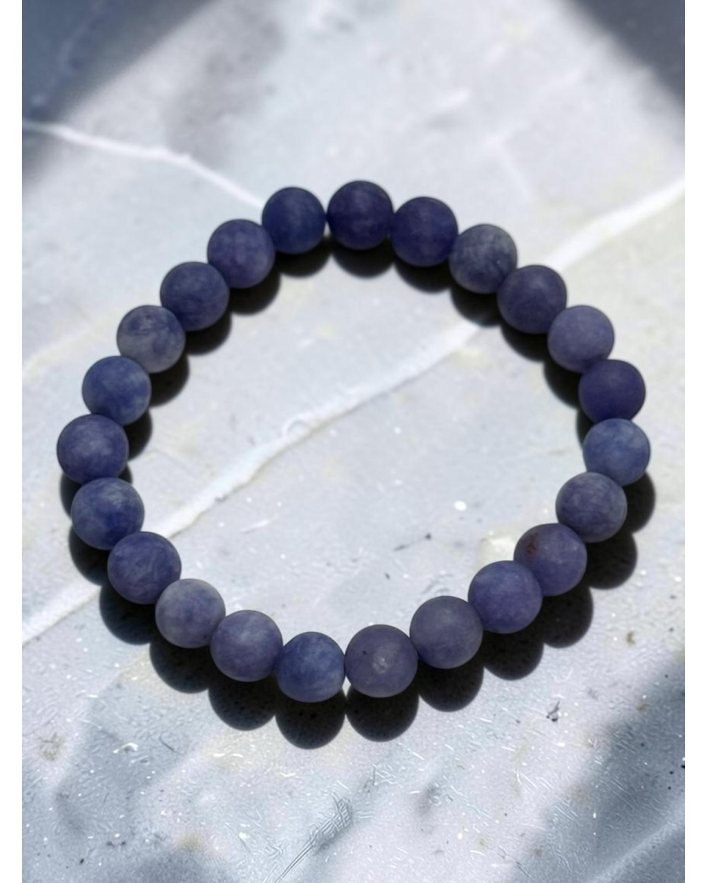 8 MM DOĞALTAŞ OPAL KYANİT MİSİNE BİLEKLİK