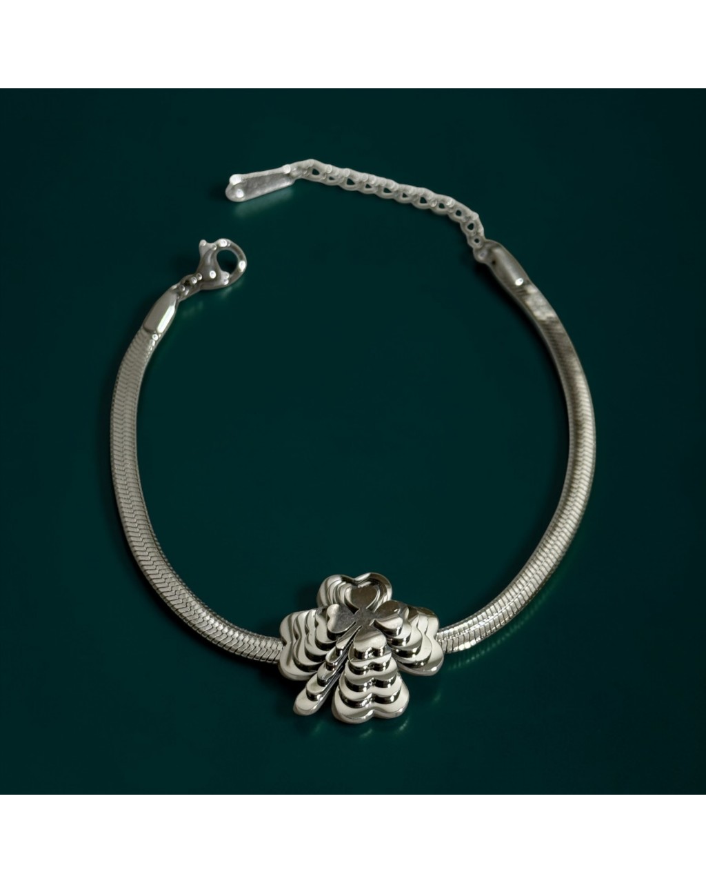 ÜST ÜSTE YONCA ÇELİK BİLEKLİK