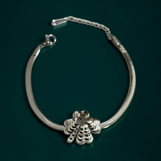 ÜST ÜSTE YONCA ÇELİK BİLEKLİK