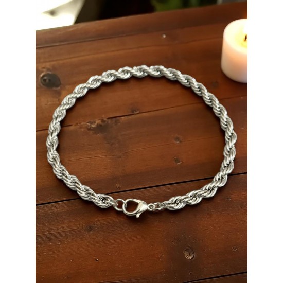 ÇİFT BURGU ZİNCİR METAL BİLEKLİK