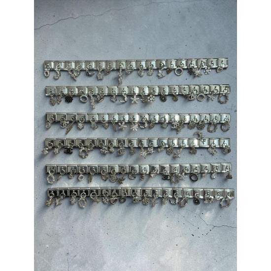 18 ADET NOMİNATİON GÜMÜŞ RENK ZİRKON CHARM