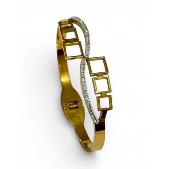 KARE KARE ÇELİK KELEPÇE BİLEKLİK