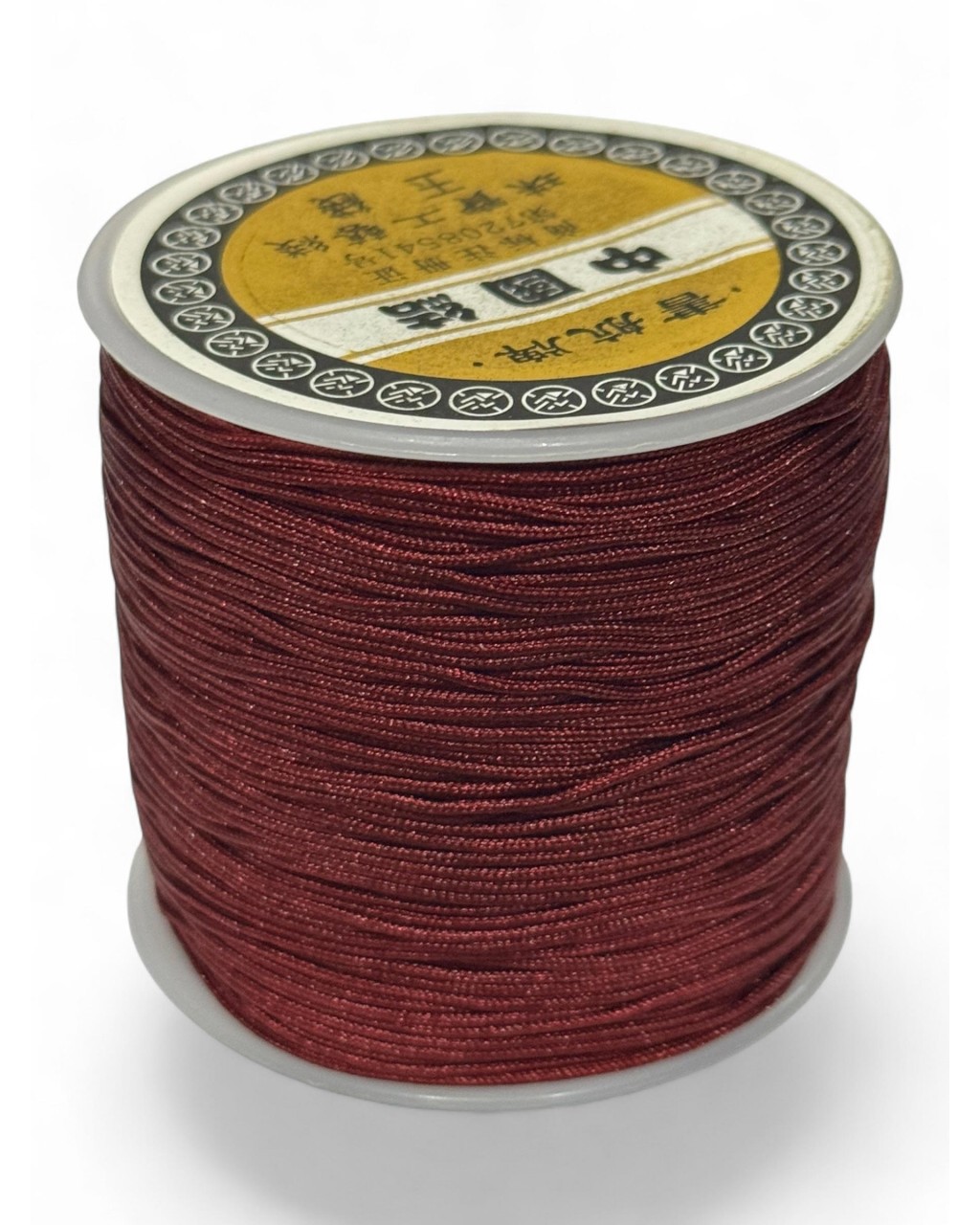 BORDO KAHVE RENK MAKROME İPİ 1 BOBİN 90-100 METRE