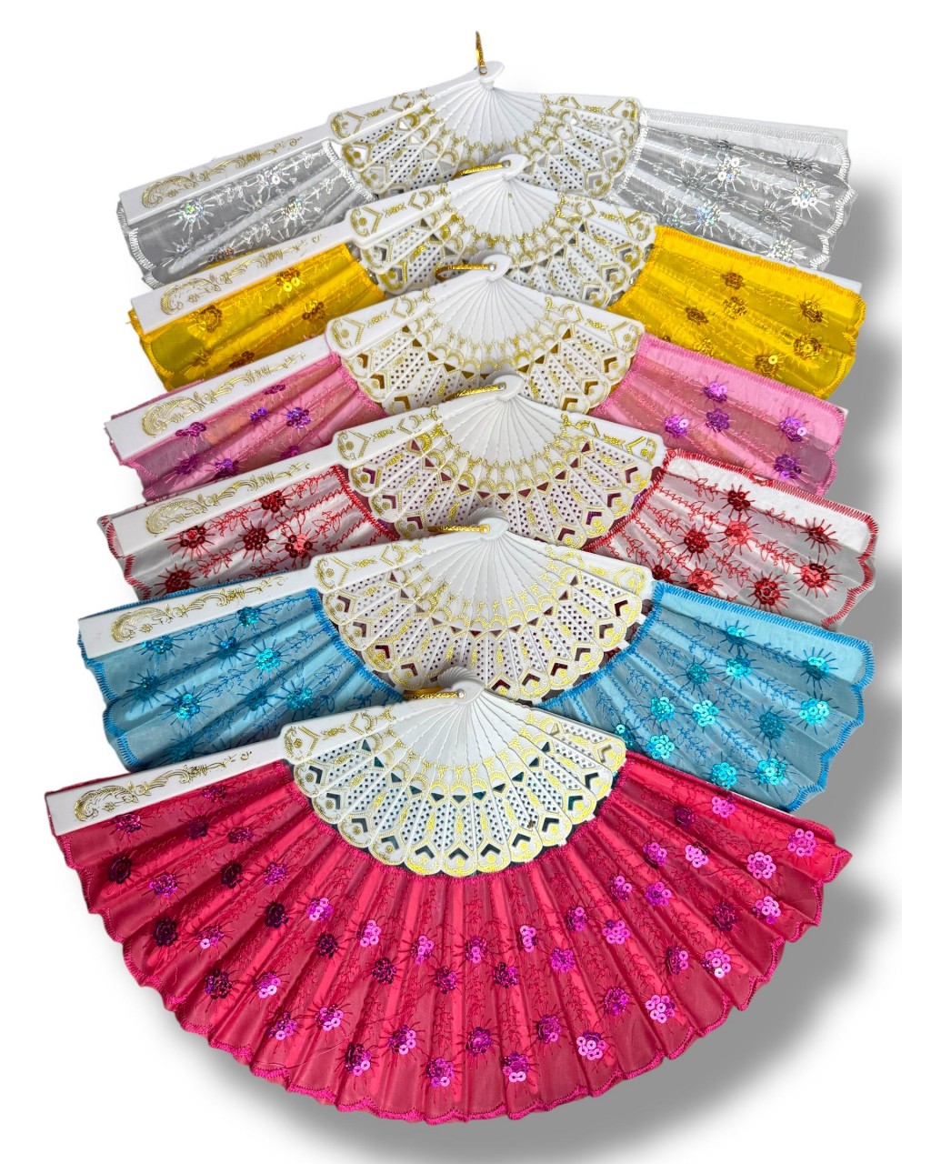 12 ADET ÇOK RENKLİ YELPAZE 12 ADET ÇOK RENKLİ YELPAZE