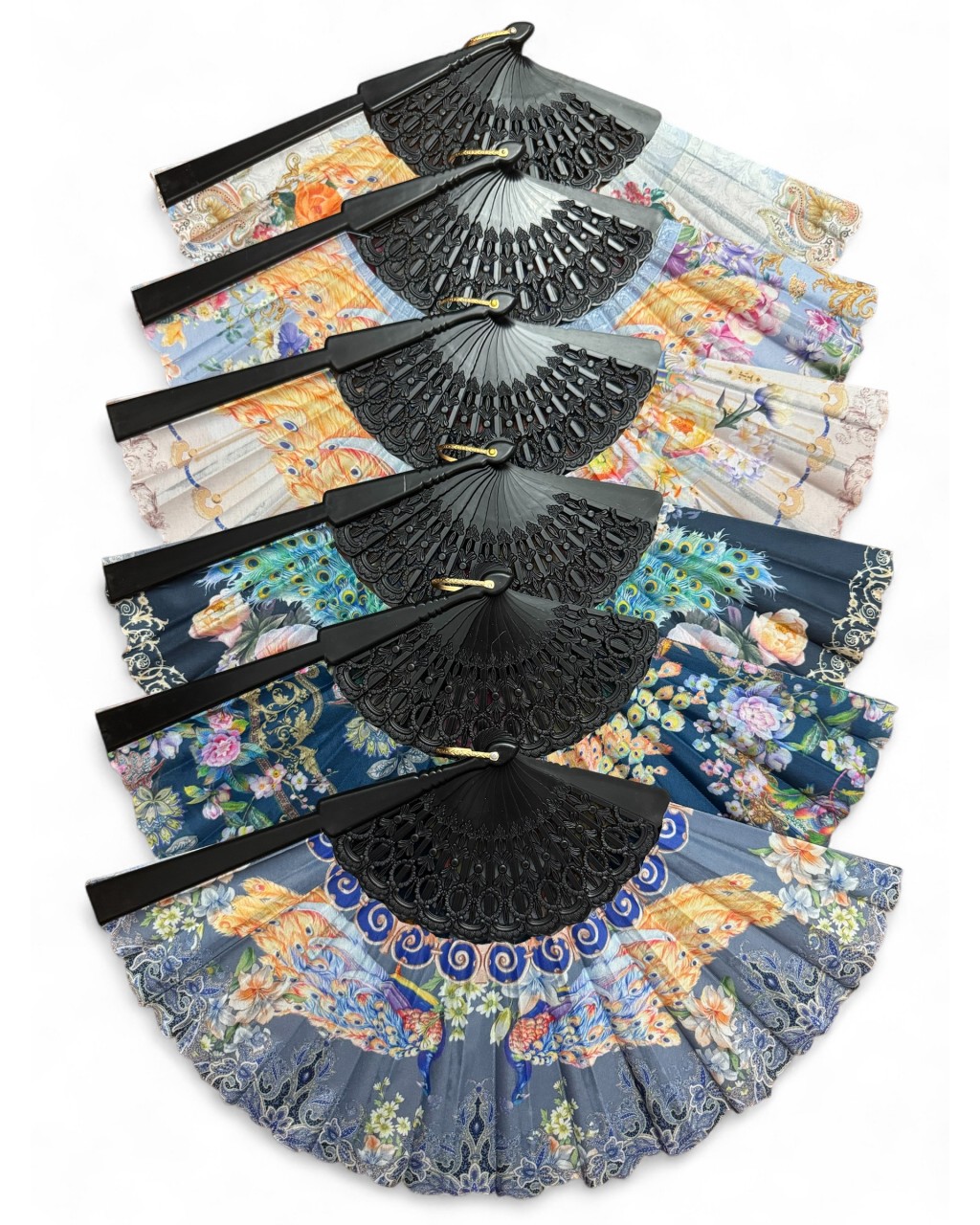 12 ADET DESENLİ YELPAZE 12 ADET DESENLİ YELPAZE