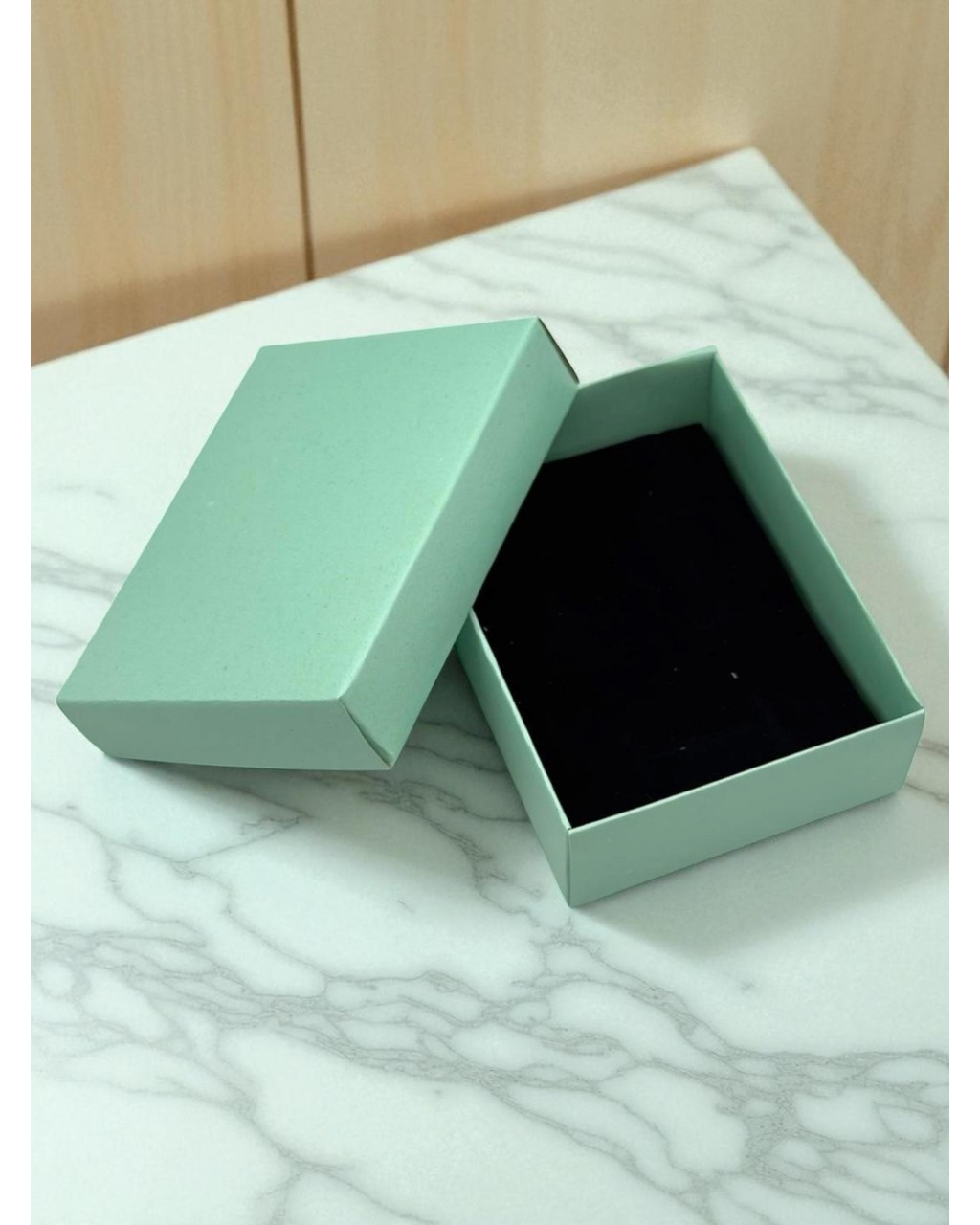 12 Lİ PAKET TURKUAZ MAVİ KOLYE-KÜPE SET KUTUSU