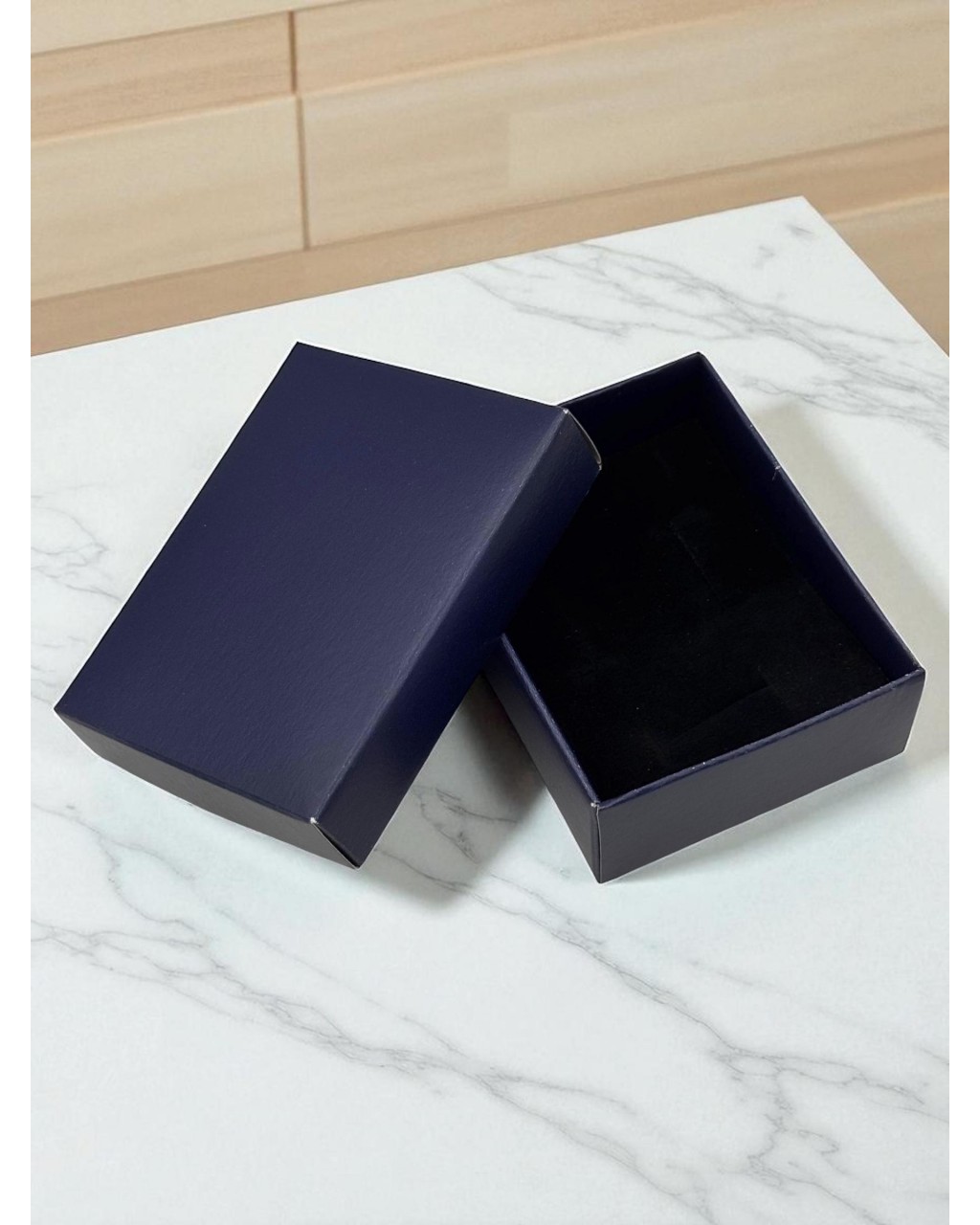 12 Lİ PAKET LACİVERT KOLYE-KÜPE SET KUTUSU