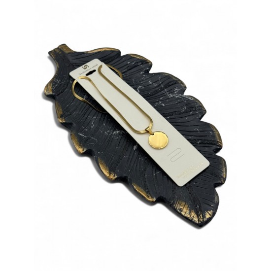 GOLD RENK İTALYAN ZİNCİR İSİM YAZILABİLİR LİRA ÇELİK KOLYE