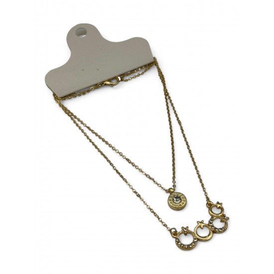 AYYILDIZ DÖRTLÜ MODEL İKİLİ ZİRKON TAŞ KOLYE2