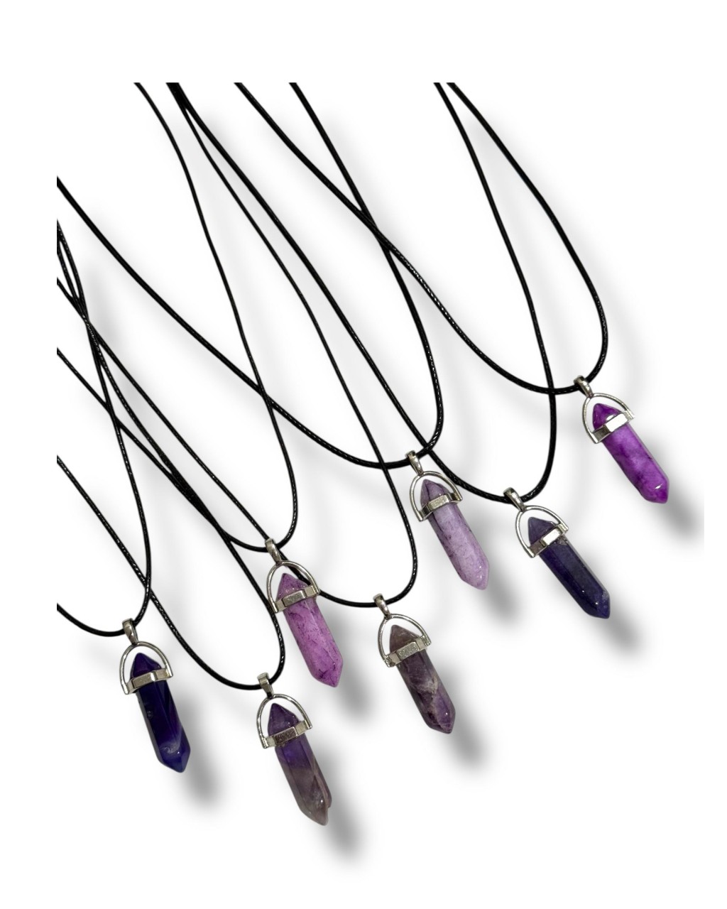 AMETİS PANDÜL ÇİVİ MODEL DERİ KORDON KOLYE