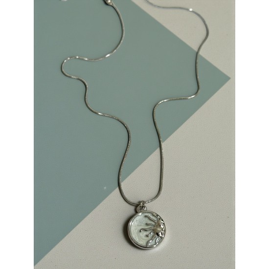 SEDEFLİ GÜNEŞ MODEL ÇELİK KOLYE