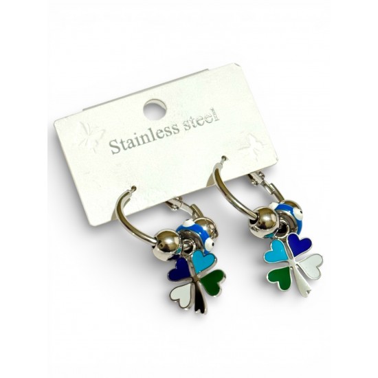 YONCA MODEL ÇOKLU NAZARLI ÇHARM KÜPE