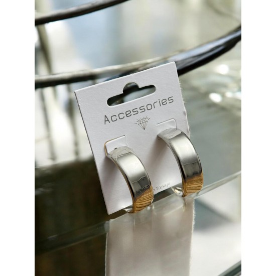 GÜMÜŞ HALKA MODEL KÜPE