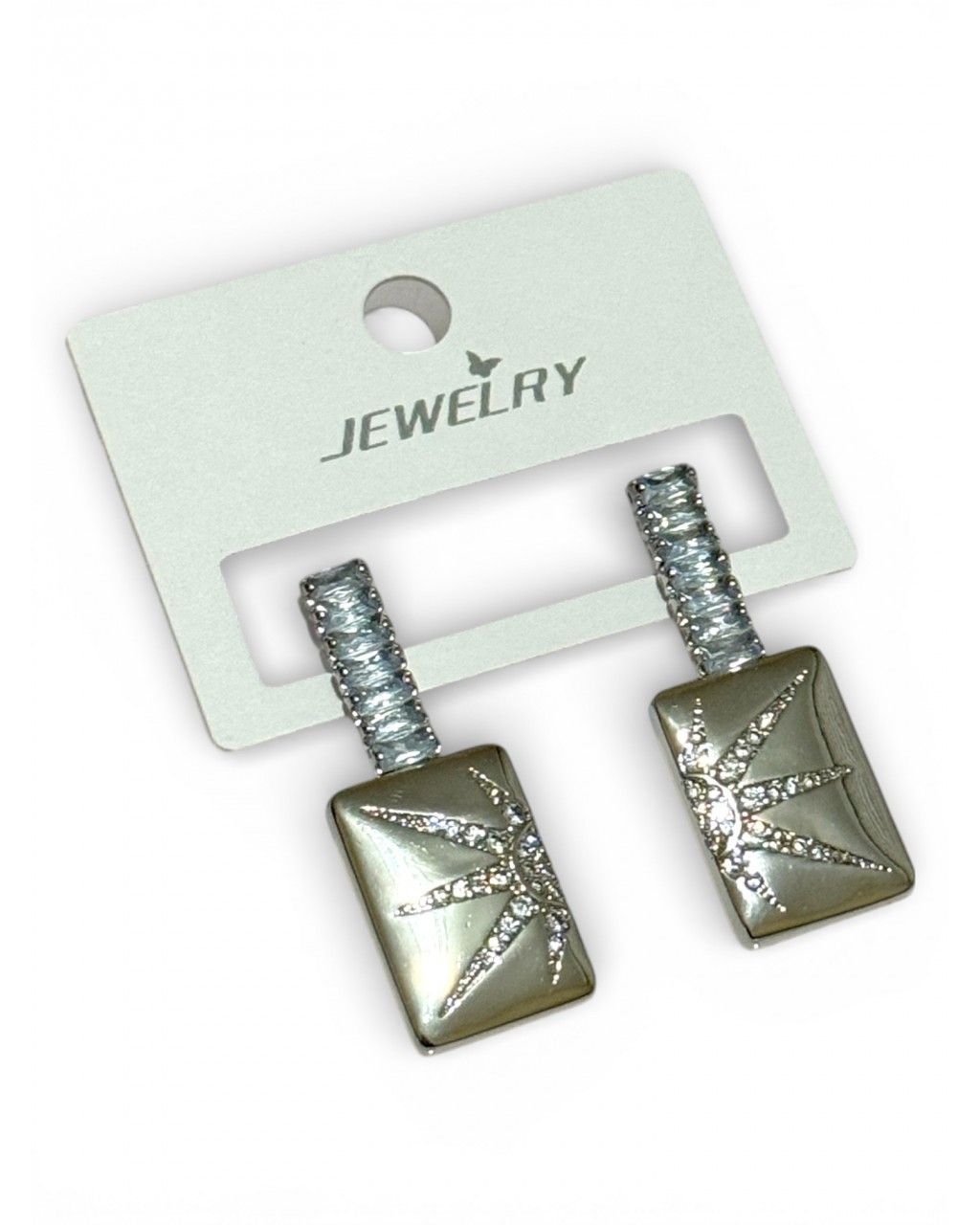 ZİRKON TAŞLI ÇELİK KÜPE