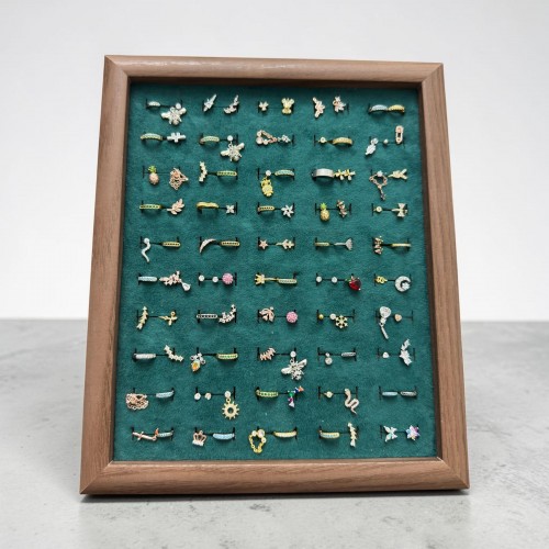 100 ADET KARIŞIK PİERCİNG KUTULU