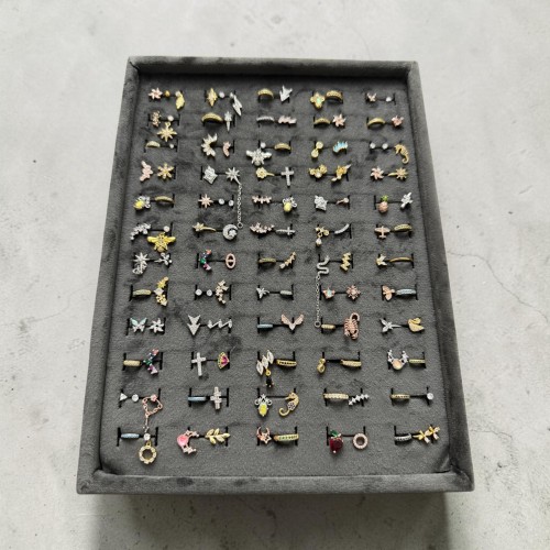 120 ADET KARIŞIK PİERCİNG KUTULU