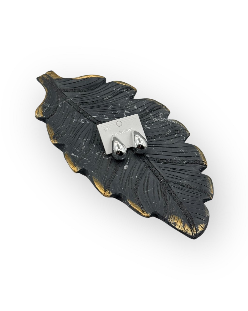 SİLVER RENK DAMLA MODEL KÜPE