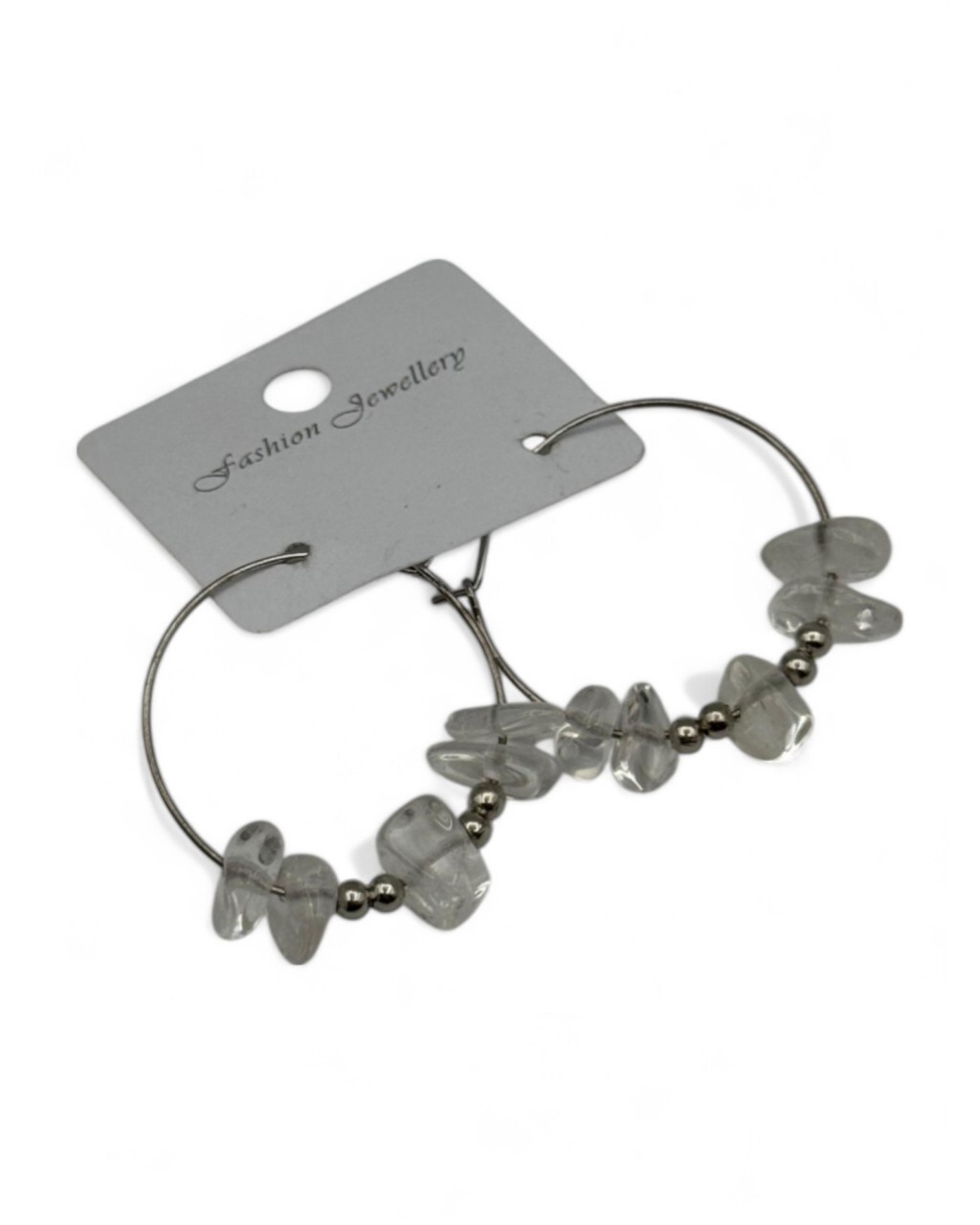 BEYAZ KUVARS DOĞALTAŞ YUVARLAK KÜPE