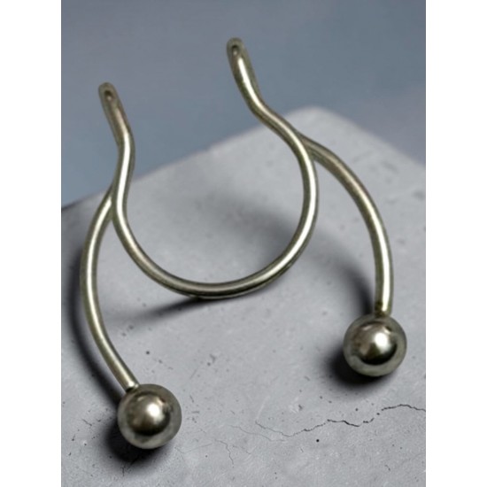 SEPTUM SİLVER RENK DELİKSİZ BURUN PİERCİNG