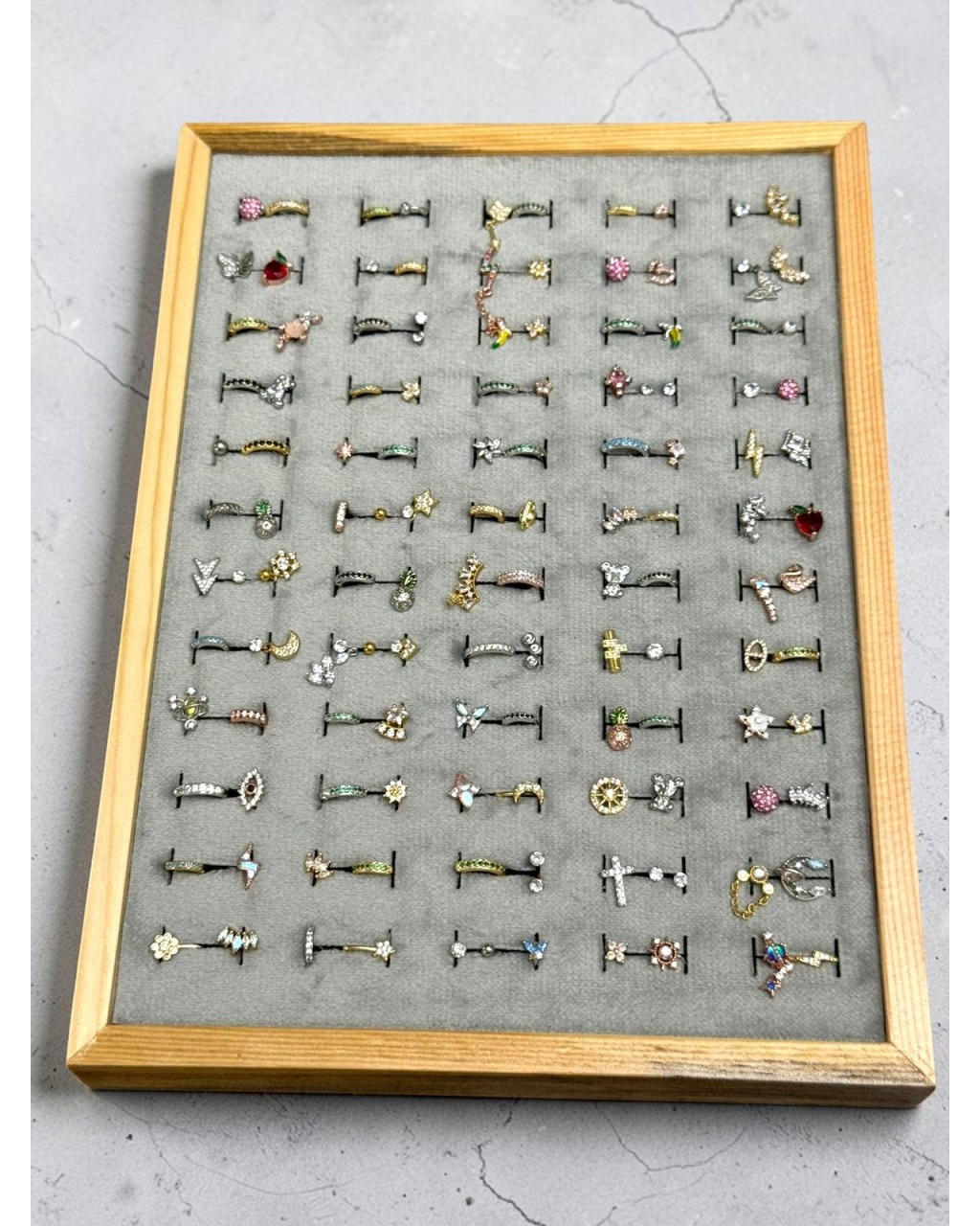 120 ADET KARIŞIK PİERCİNG KUTULU17