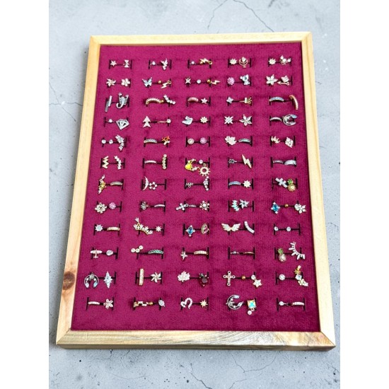 120 ADET KARIŞIK PİERCİNG KUTULU16